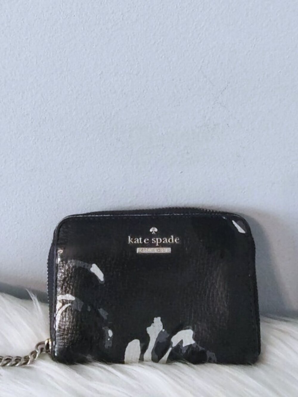Kate Spade Briar Lane Night Rose Dani compact wallet
